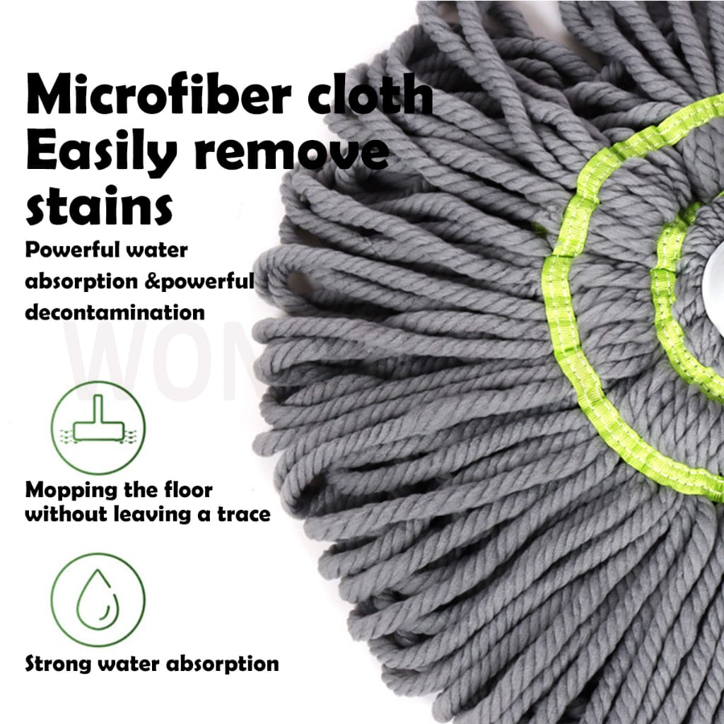 Self Wringing Twist Floor Cleaning Mop, Retractable Self Squeezing Household Mop Stick Self Wringing Twist Floor Cleaning Mop, Retractable Self Squeezing Household Mop Stick