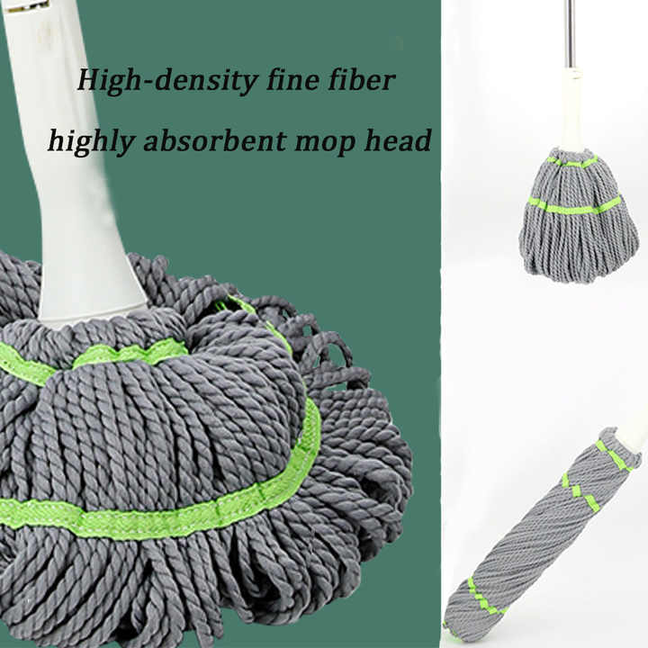 Self Wringing Twist Floor Cleaning Mop, Retractable Self Squeezing Household Mop Stick Self Wringing Twist Floor Cleaning Mop, Retractable Self Squeezing Household Mop Stick