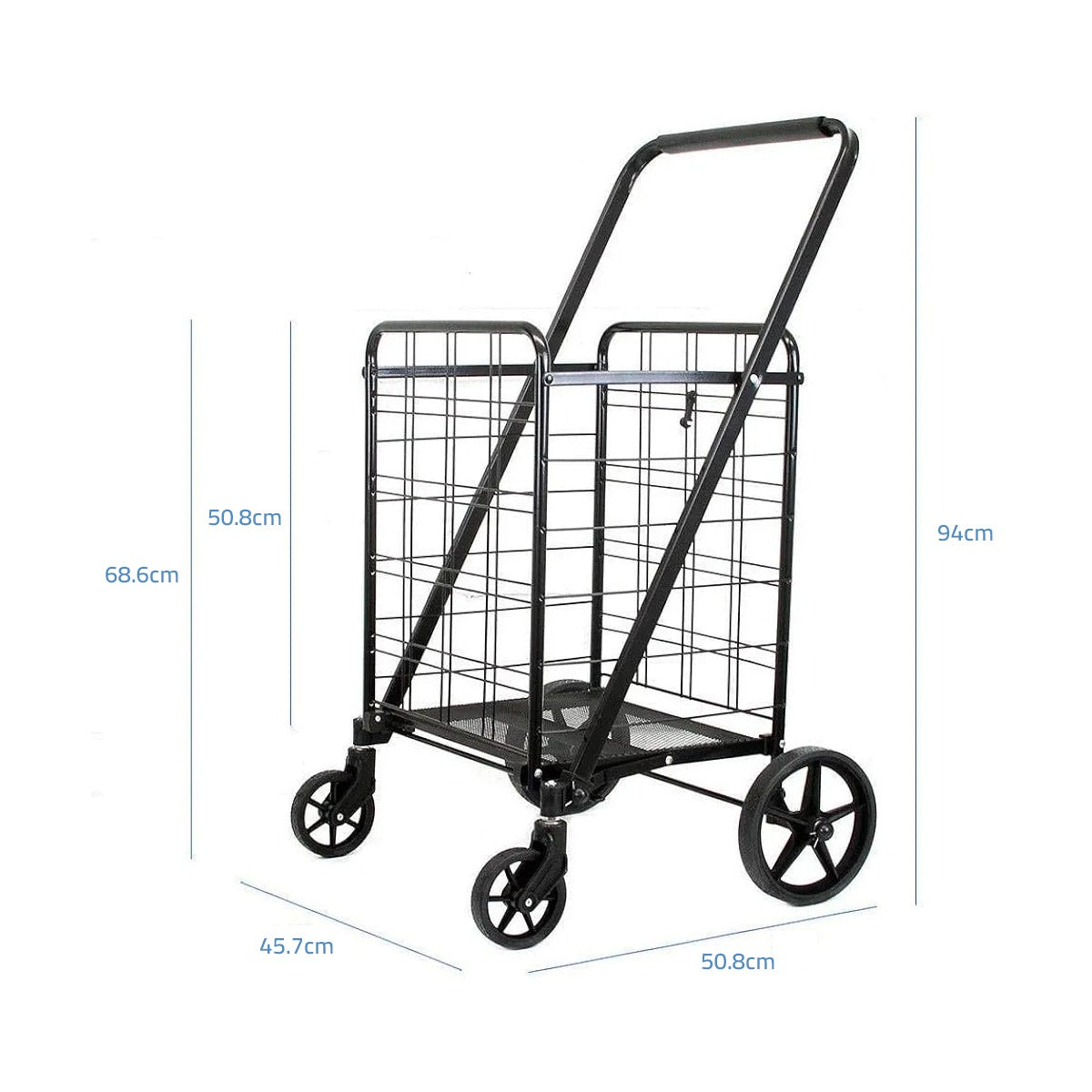 Size Of Shopping Basket Trolley.