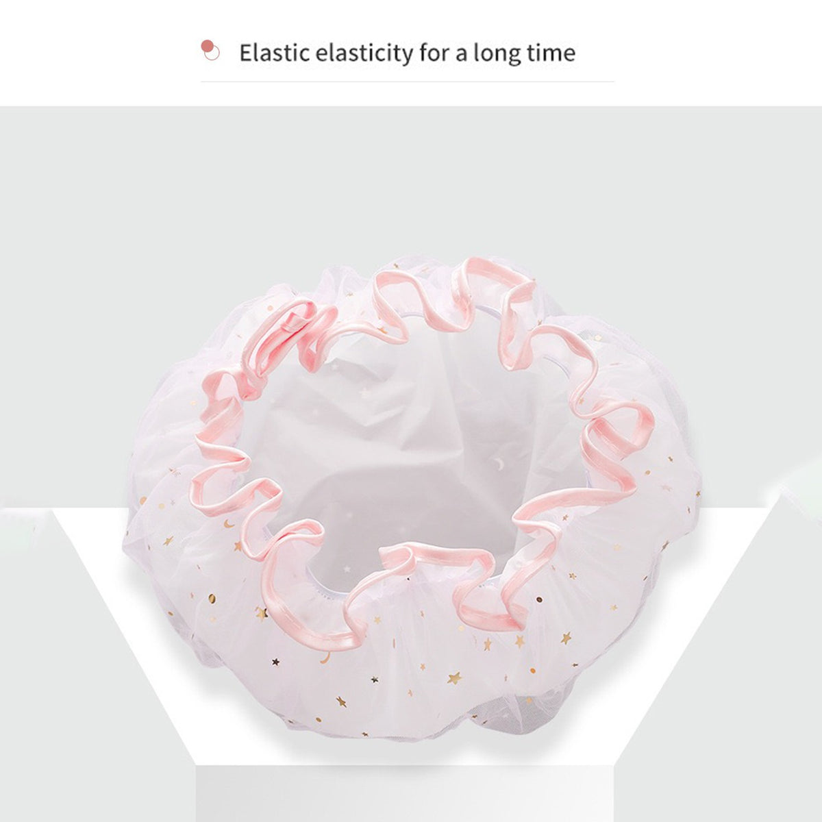 Pink Shower Cap.