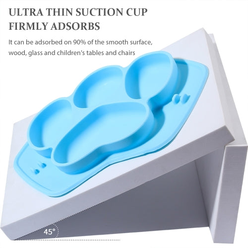 Silicone Baby Toddler Dinner Plates With Fork Spoon.
