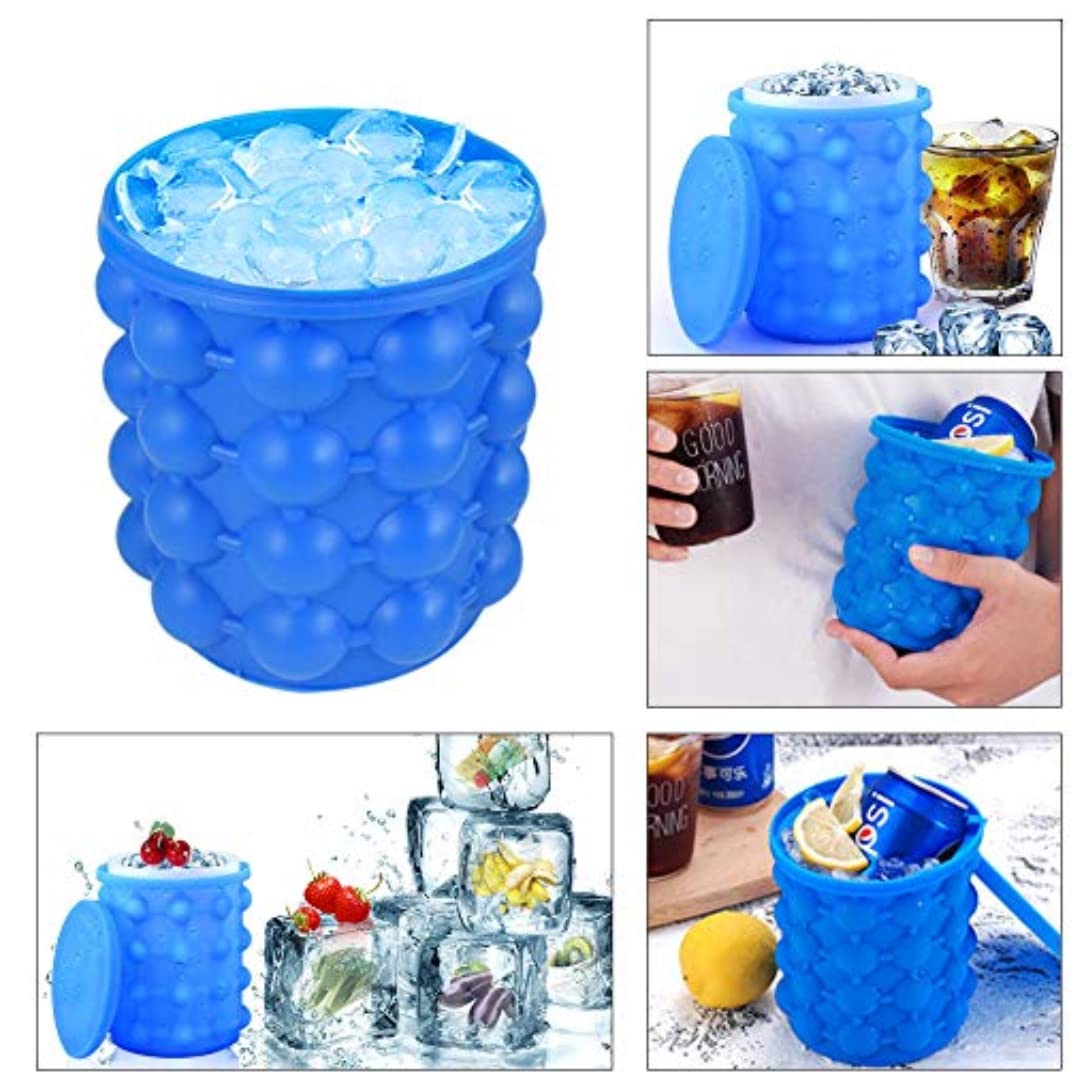 Multi Usage Of Silicone Ice Cube Maker.
