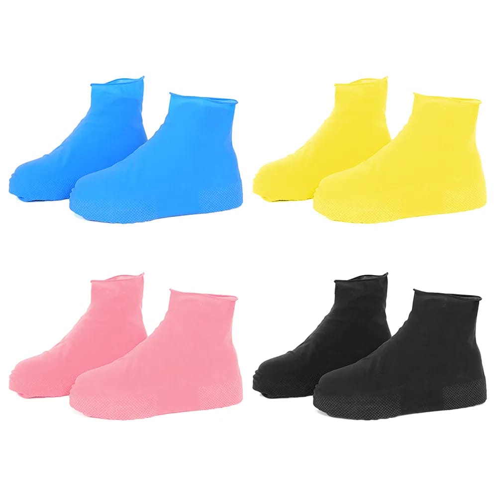 Silicone Waterproof Shoe Cover in Different Colors.