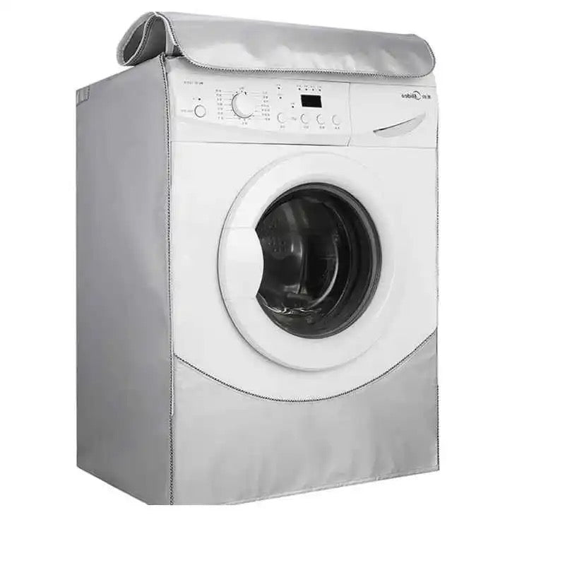 Washing Machine is Covered With Dust Proof Fully Automatic Front Door Washing Machine Protective Cover.