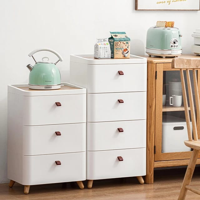  Simple Narrow Drawer Type Storage Stand.