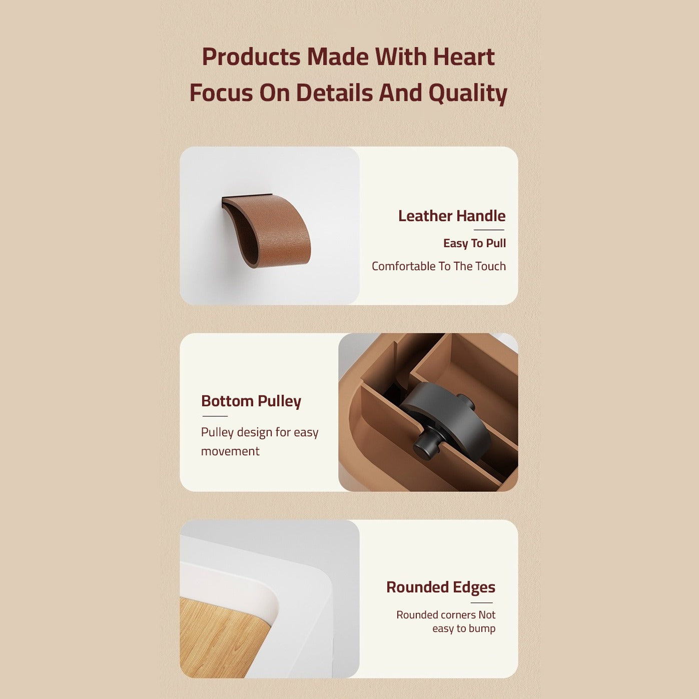 Parts Of  Simple Narrow Drawer Type Storage Stand.