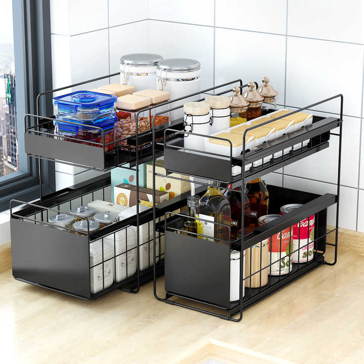 Storage Rack Drawer Type Under Sink Storage Rack - Drawer-Type Kitchen and Bathroom Organizer S