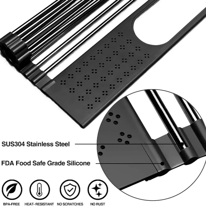 Stainless Steel Sink Dish Drainer.