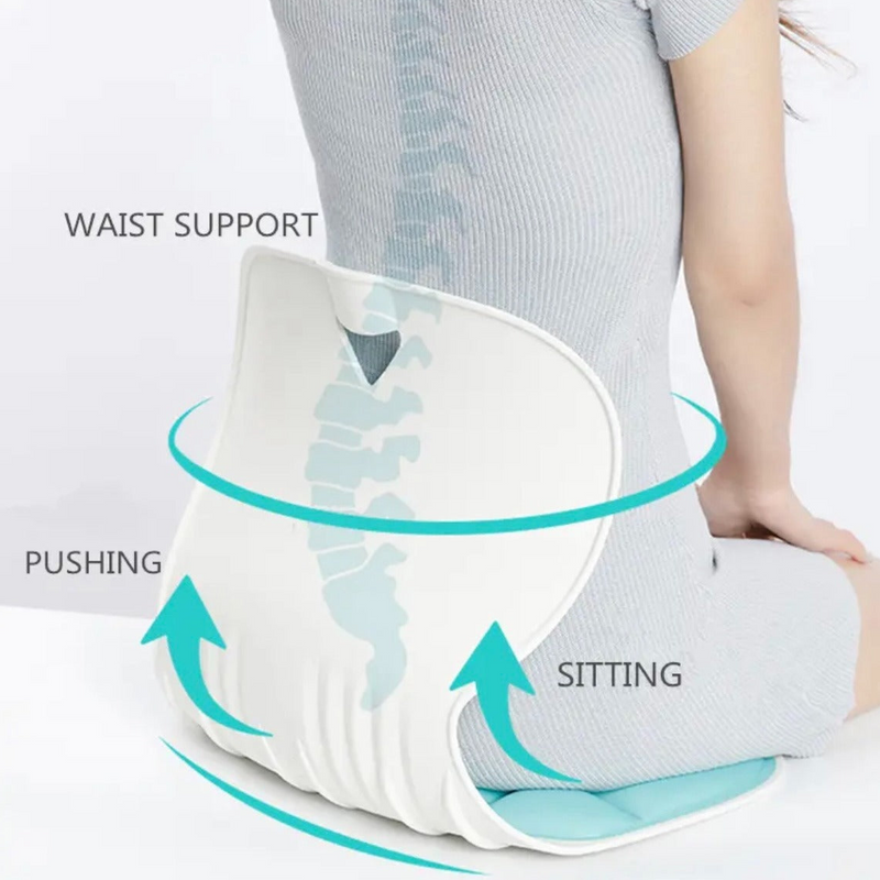 Sitting Posture Correction Chair Seat, Back Waist Support Seat With Cu