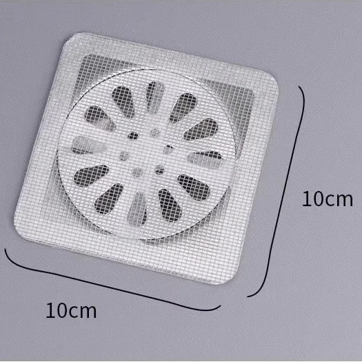 Size Of Drain Hair Catcher Mesh Sticker.