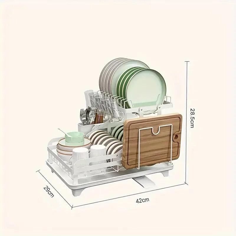 Size Of Kitchen Dish Drying Organizer Rack.