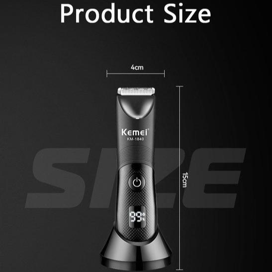 Size Of Kemei Unisex Electric Hair Clipper, Trimmer, Hair Remover