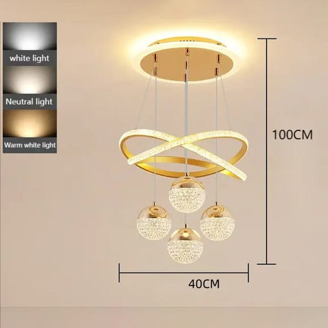 Modern Chandelier Pendant Indoor Lamp, LED Ceiling Decor Light With Remote Modern Chandelier Pendant Indoor Lamp, LED Ceiling Decor Light With Remote