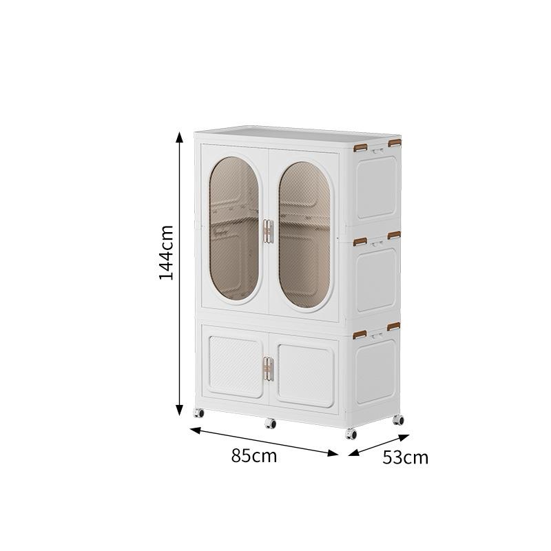 Wardrobe Storage Cabinet Shelf Bins – Household Closet Organizer Rack Stand Wardrobe Storage Cabinet Shelf Bins – Household Closet Organizer Rack Stand