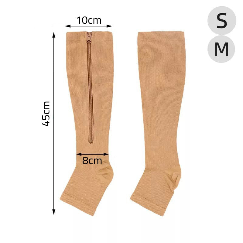 Size Of Unisex Compression Sports Socks.
