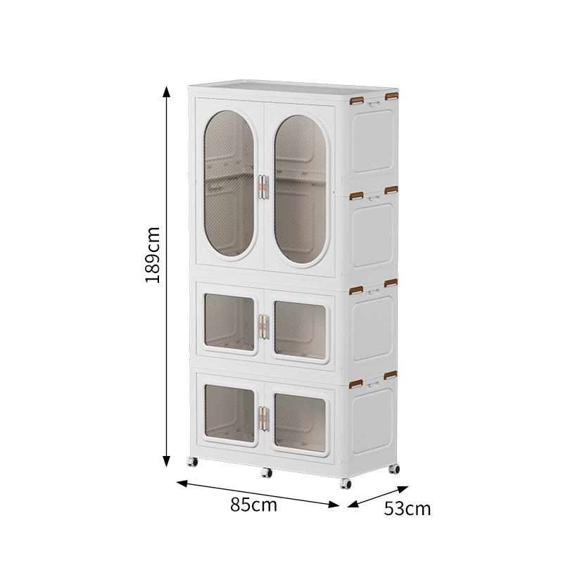 Wardrobe Storage Cabinet Shelf Bins – Household Closet Organizer Rack Stand Wardrobe Storage Cabinet Shelf Bins – Household Closet Organizer Rack Stand