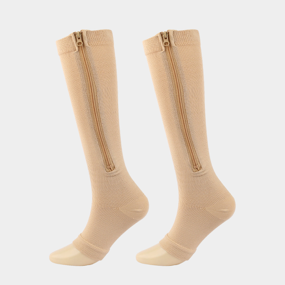 Skin Color Unisex Compression Sports Socks
