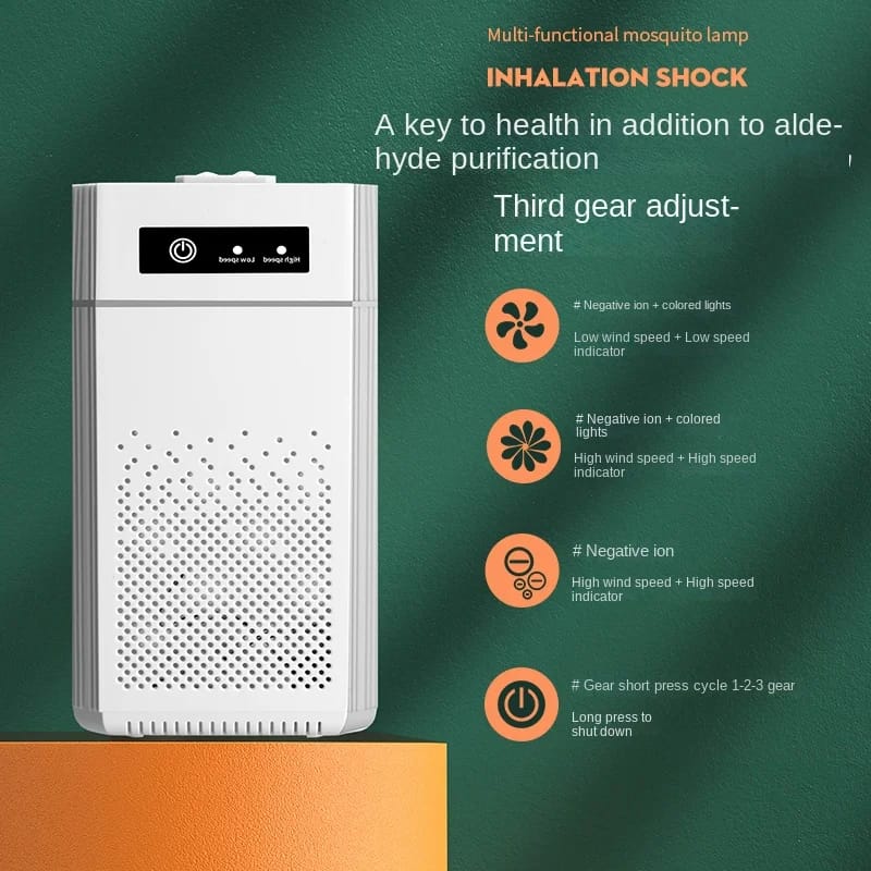 Smart Air Purifier, Portable Air Filter Cleaner with Night Light, Smoke, Dust Remover for Home Smart Air Purifier, Portable Air Filter Cleaner with Night Light, Smoke, Dust Remover for Home