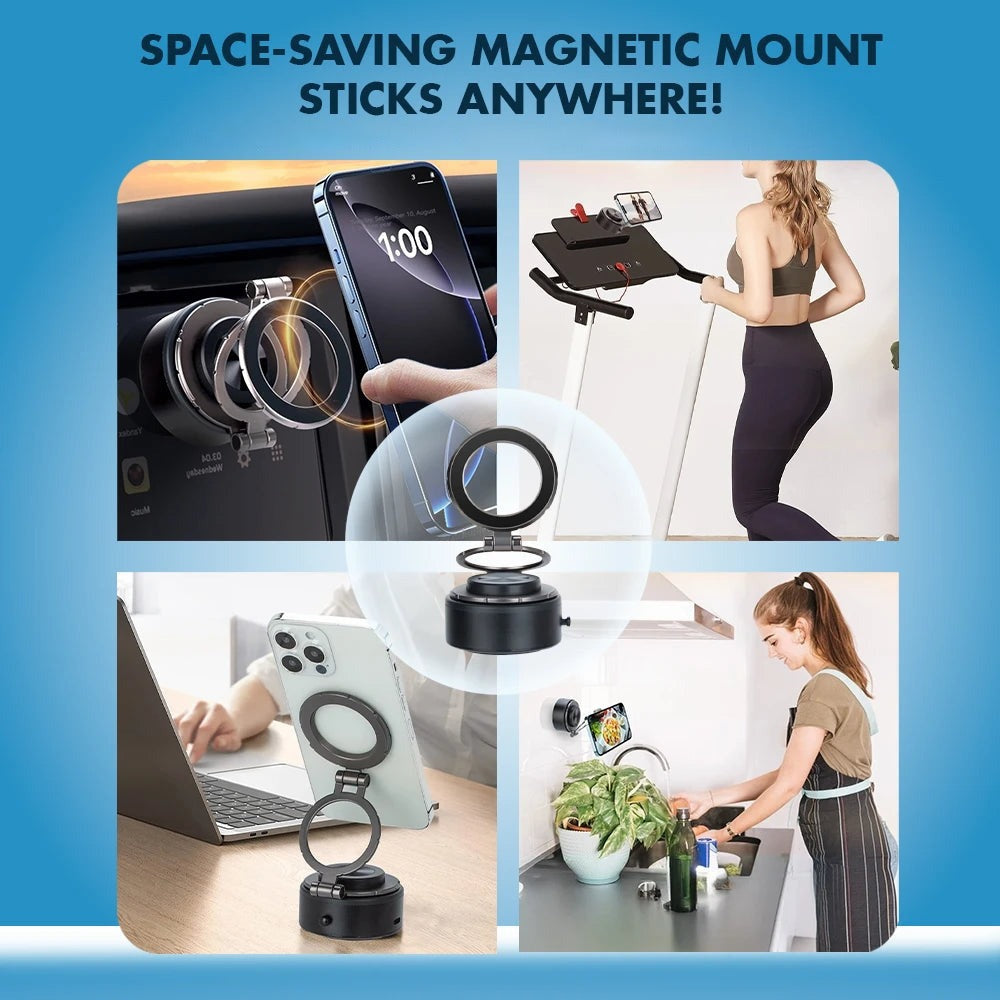 Multiple Application Of Smart Vacuum Suction Phone Holder Type-C.
