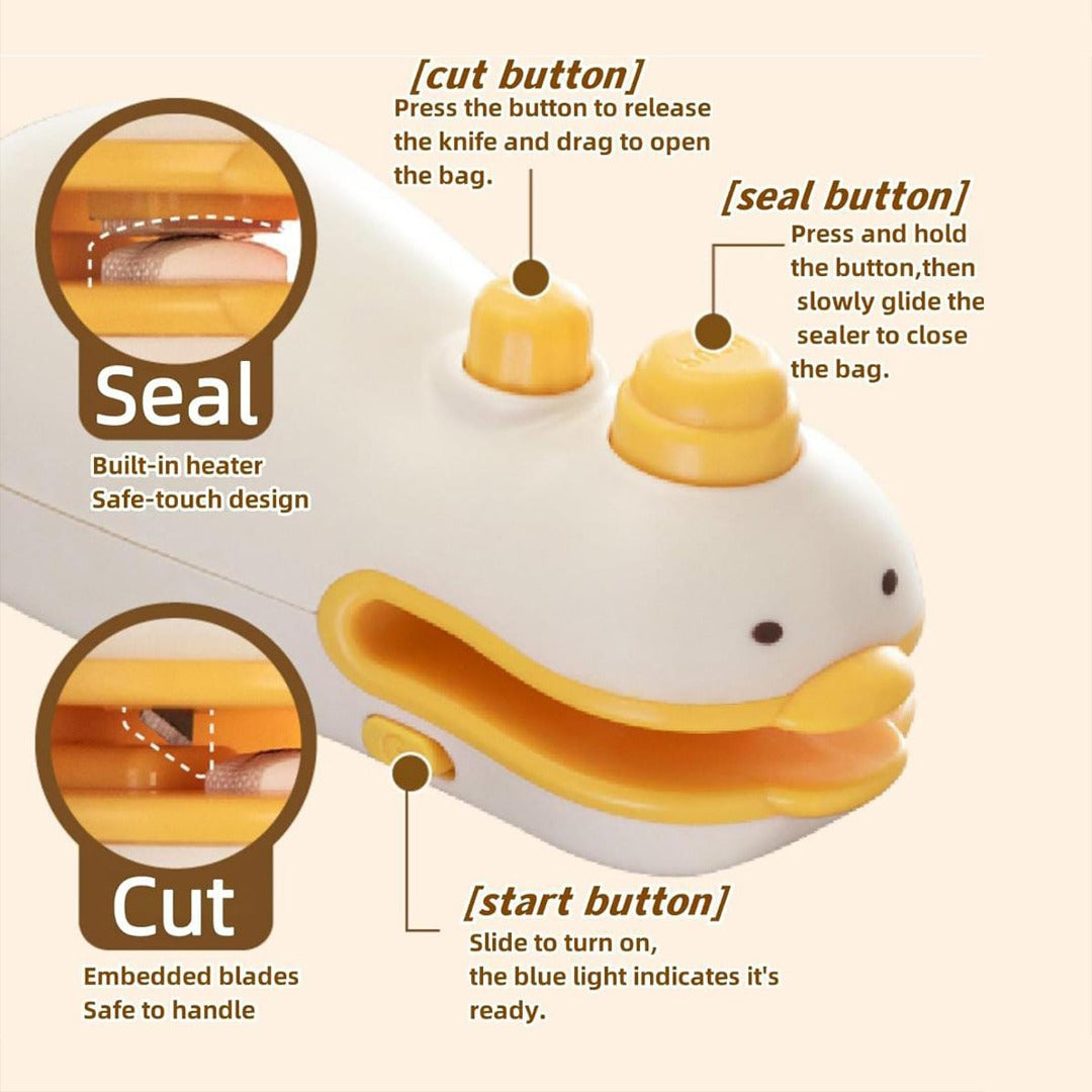 Parts Details Of Snack Bag Sealer Machine.
