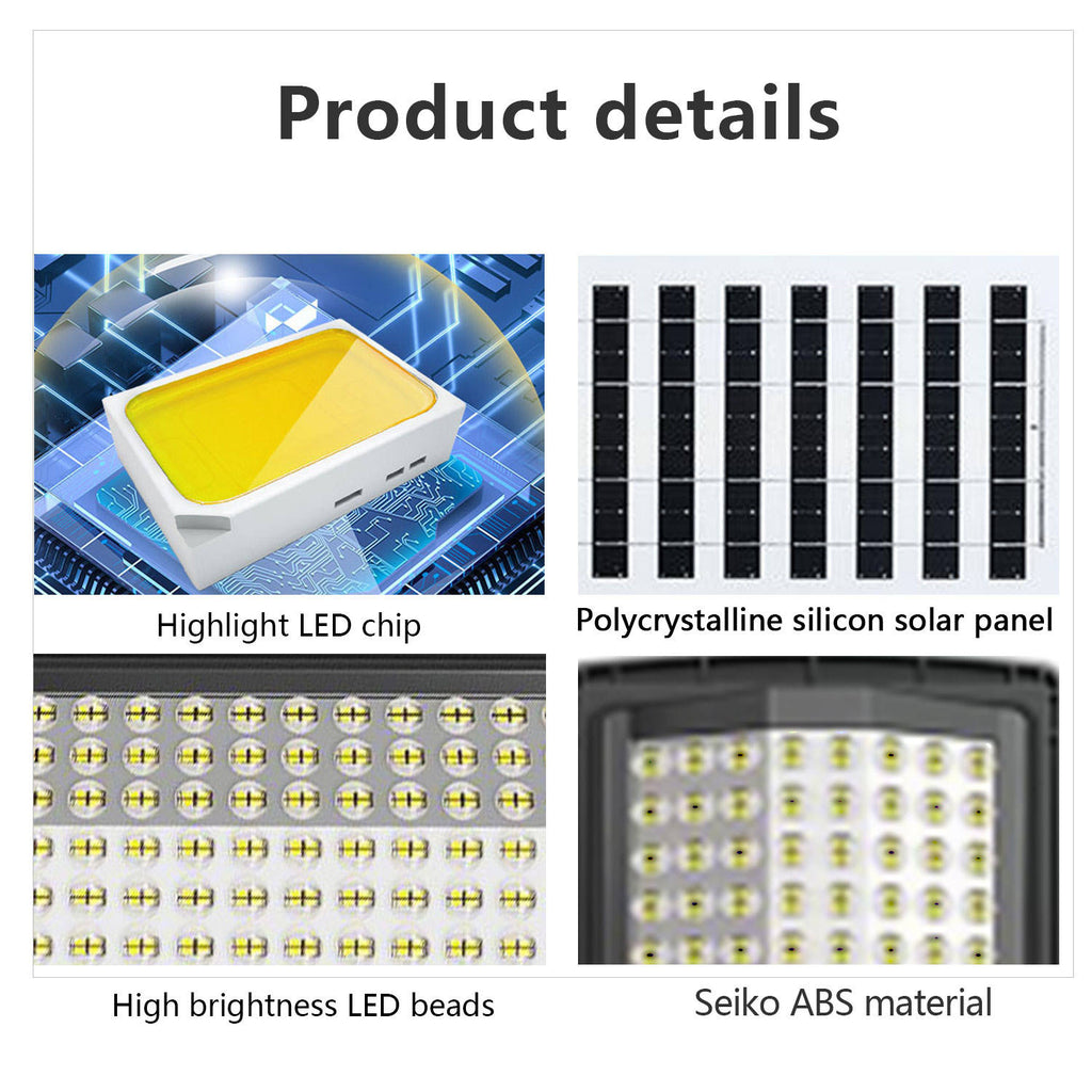 Solar LED Street Light with Motion Sensor, Waterproof Outdoor Lamp for Garden, Street & Yard Lighting Solar LED Street Light with Motion Sensor, Waterproof Outdoor Lamp for Garden, Street & Yard Lighting