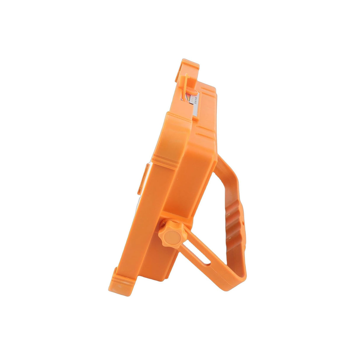 Side View of Solar Rechargeable LED Flood Light.