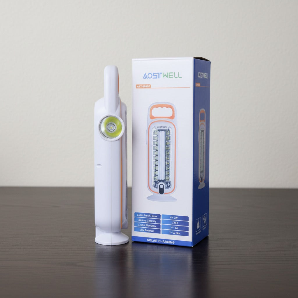 Solar Rechargeable LED Light and its Pack.