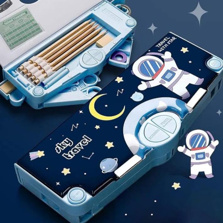 Space Themed Pencil Box For Kids.