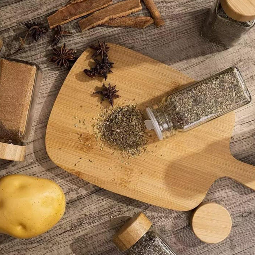 A Kitchen Storage Container with Spices.