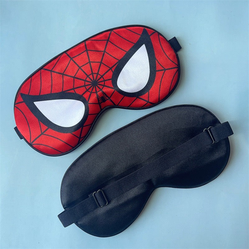 Spiderman Sleep Mask, Soft Breathable Cartoon Design, Adjustable Blindfold Eye Cover Spiderman Sleep Mask, Soft Breathable Cartoon Design, Adjustable Blindfold Eye Cover