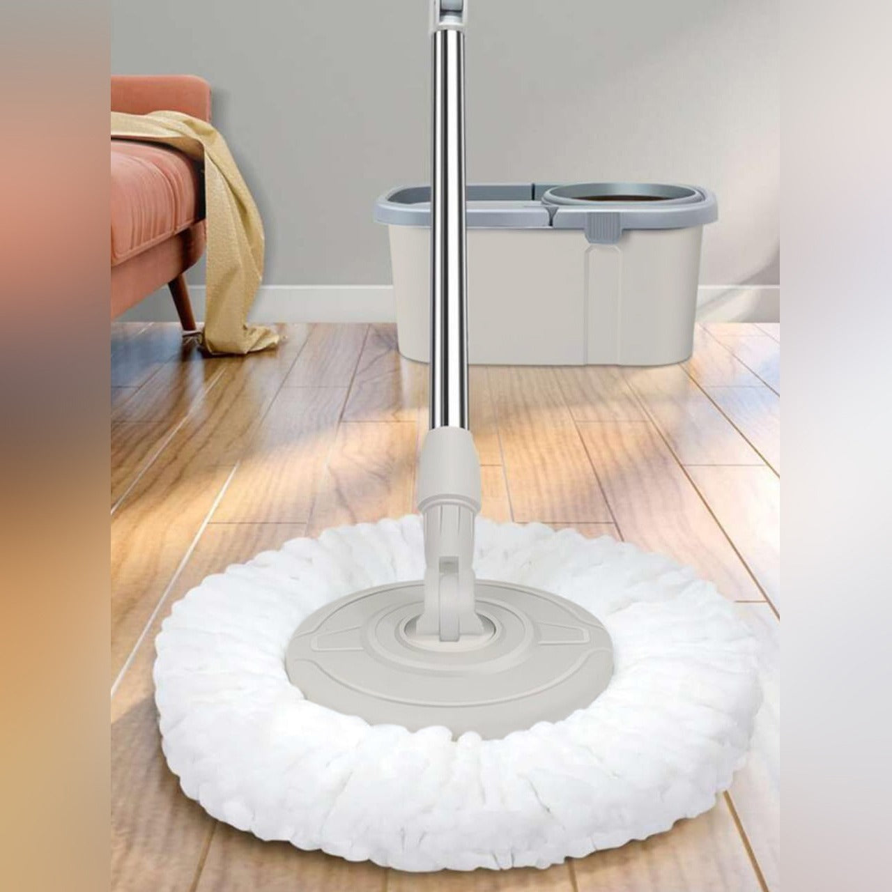 Smart Spin Mop And Bucket With Wringer Set.