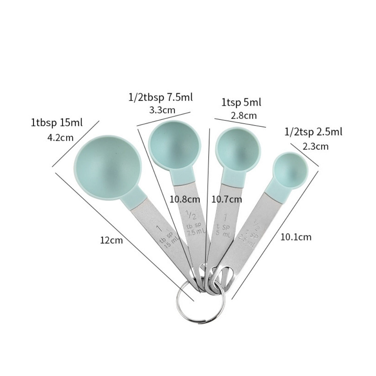 Size Of Spoons Set.