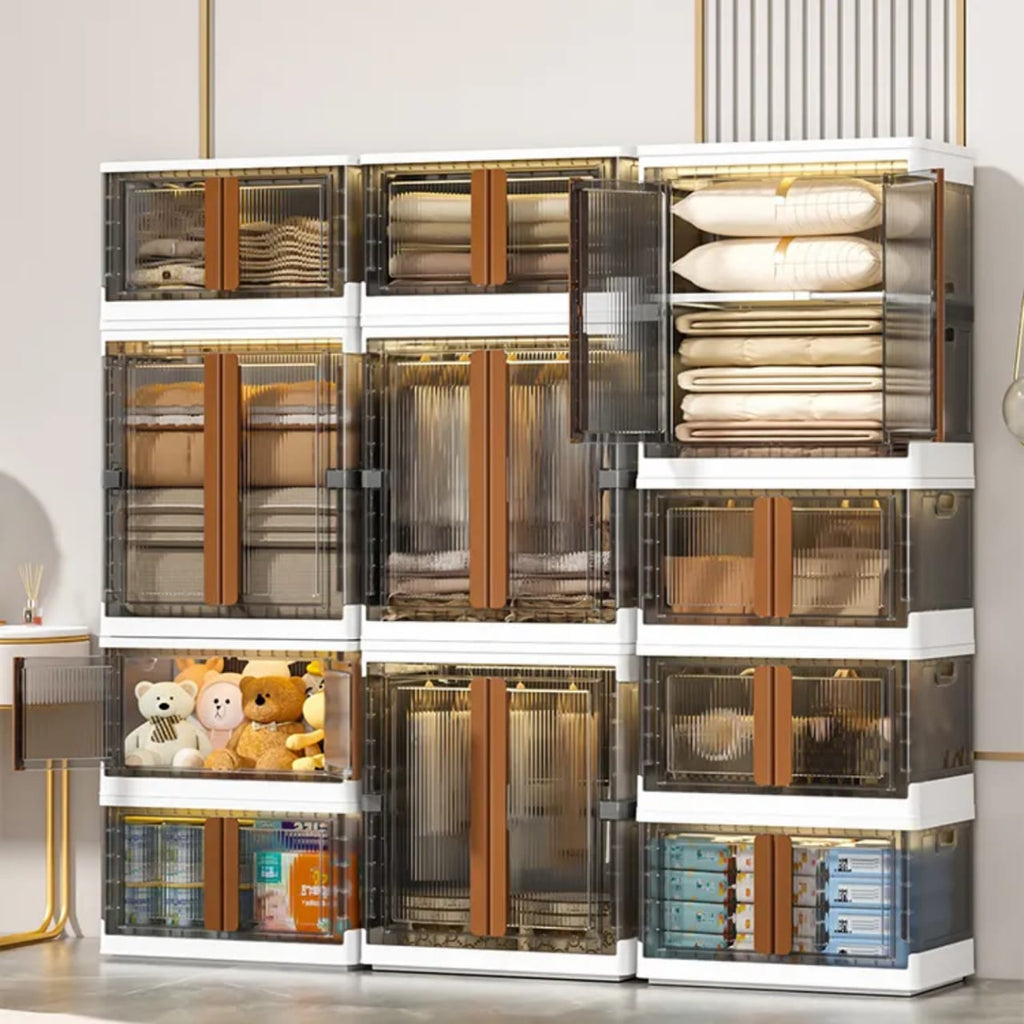 Cloth Storage Organizer Cabinet, Stackable Cloth Storage Bin, Rolling Wardrobe Closet Rack Shelf Cloth Storage Organizer Cabinet, Stackable Cloth Storage Bin, Rolling Wardrobe Closet Rack Shelf