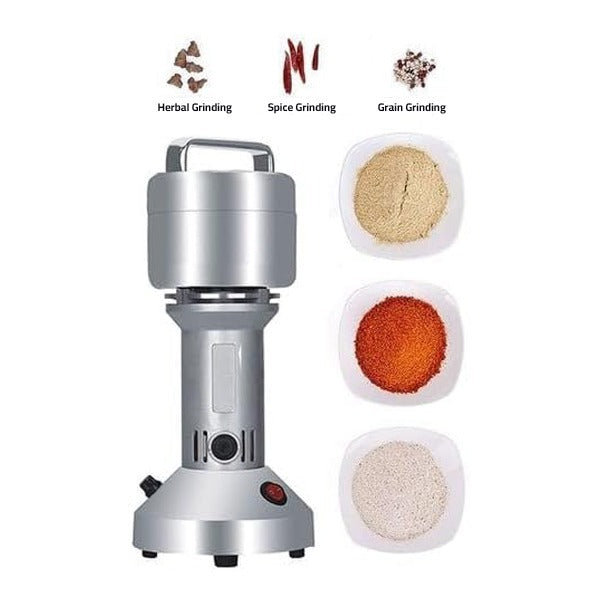 A Stainless Steel Powder Grinder.