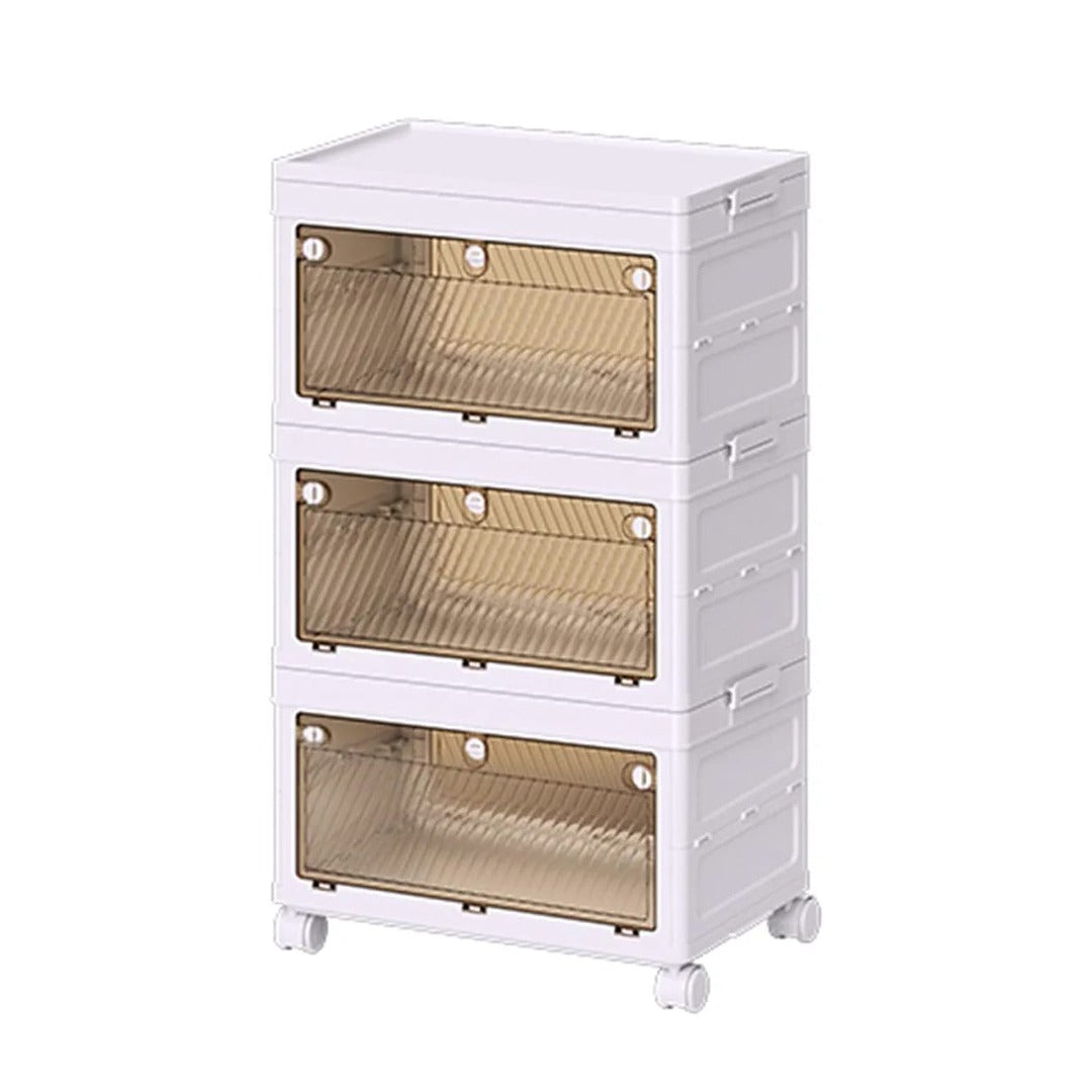 Storage Cabinet Rack with Wheels.