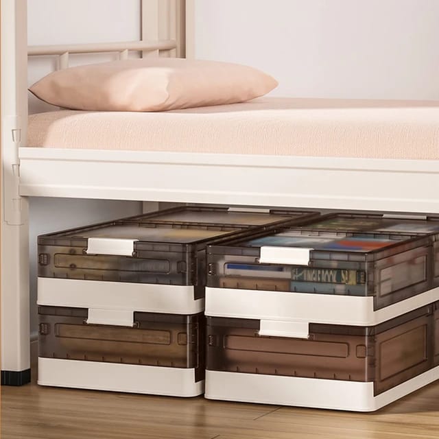 Foldable Under Bed Rolling Storage Organizer Container, Multi-purpose Storage Bin For Bedroom Foldable Under Bed Rolling Storage Organizer Container, Multi-purpose Storage Bin For Bedroom