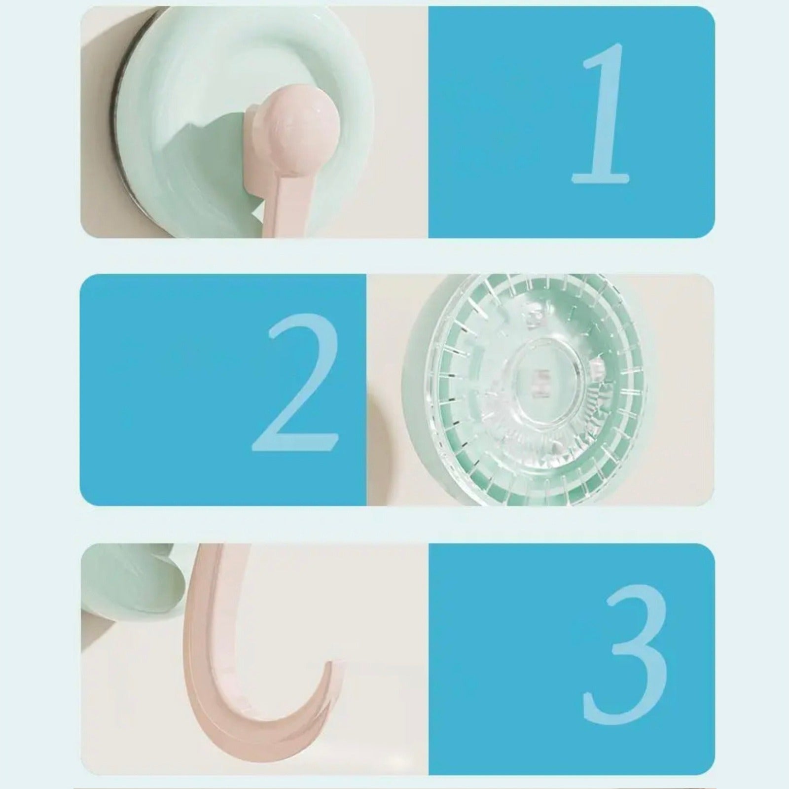 Design Details of Strong Suction Cup Wall Hooks.