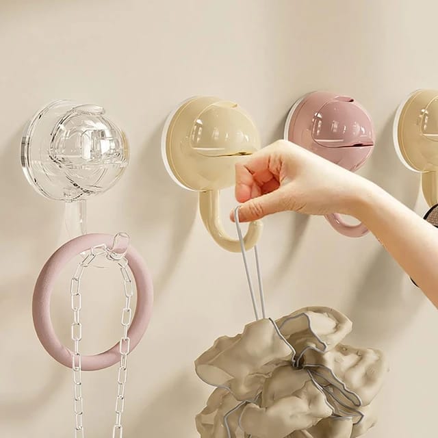 Suction Cup Hook for Bathroom Use.