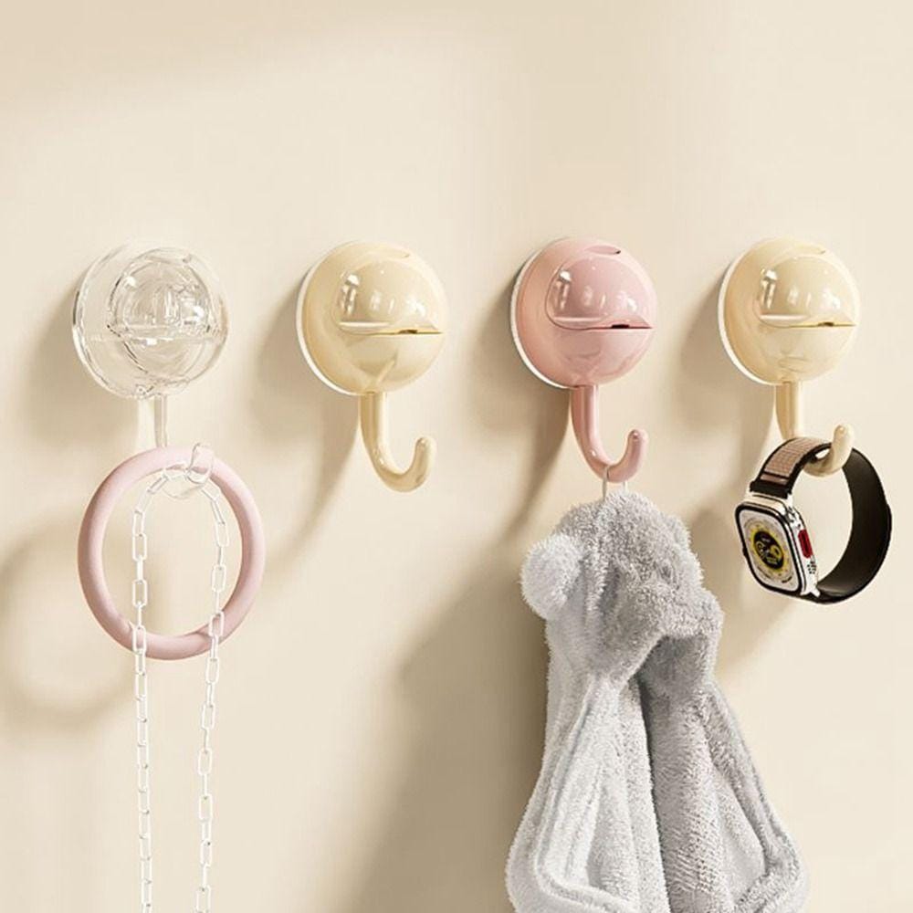 Suction Cup Hook In 3 Colors.