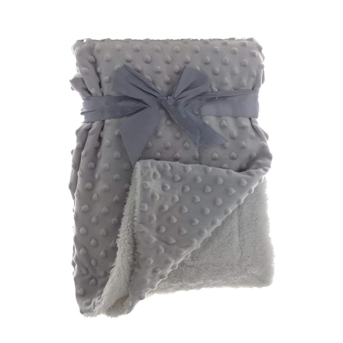 Dark Grey Super Soft Newborn Baby Swaddle Blanket.