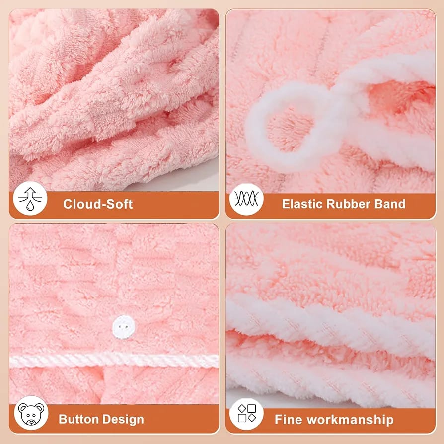 Features of Super Soft Hair Drying Bath Towel.