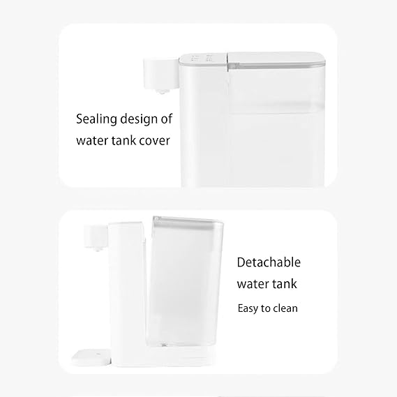 Different functionalities of the 2.8L Instant Heating Desktop Water Dispenser