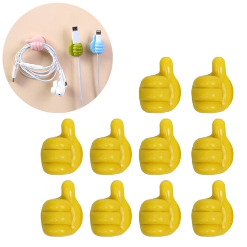 Multifunctional Mini Handy Organizer Hook, Silicone Thumb Hook Headphones Cable Manager (Pack Of 10) Multifunctional Mini Handy Organizer Hook, Silicone Thumb Hook Headphones Cable Manager (Pack Of 10)