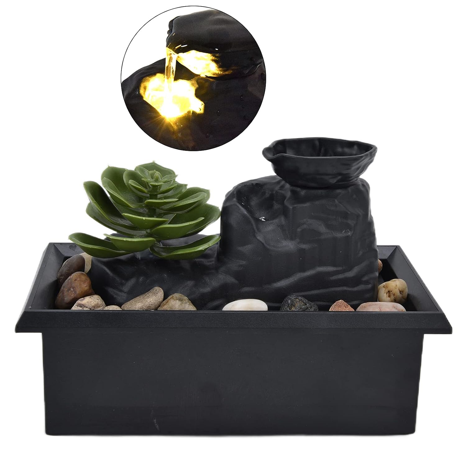 A Tabletop Water Fountain.