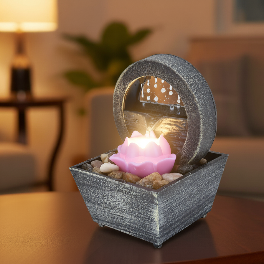 A Tabletop Water Fountain.
