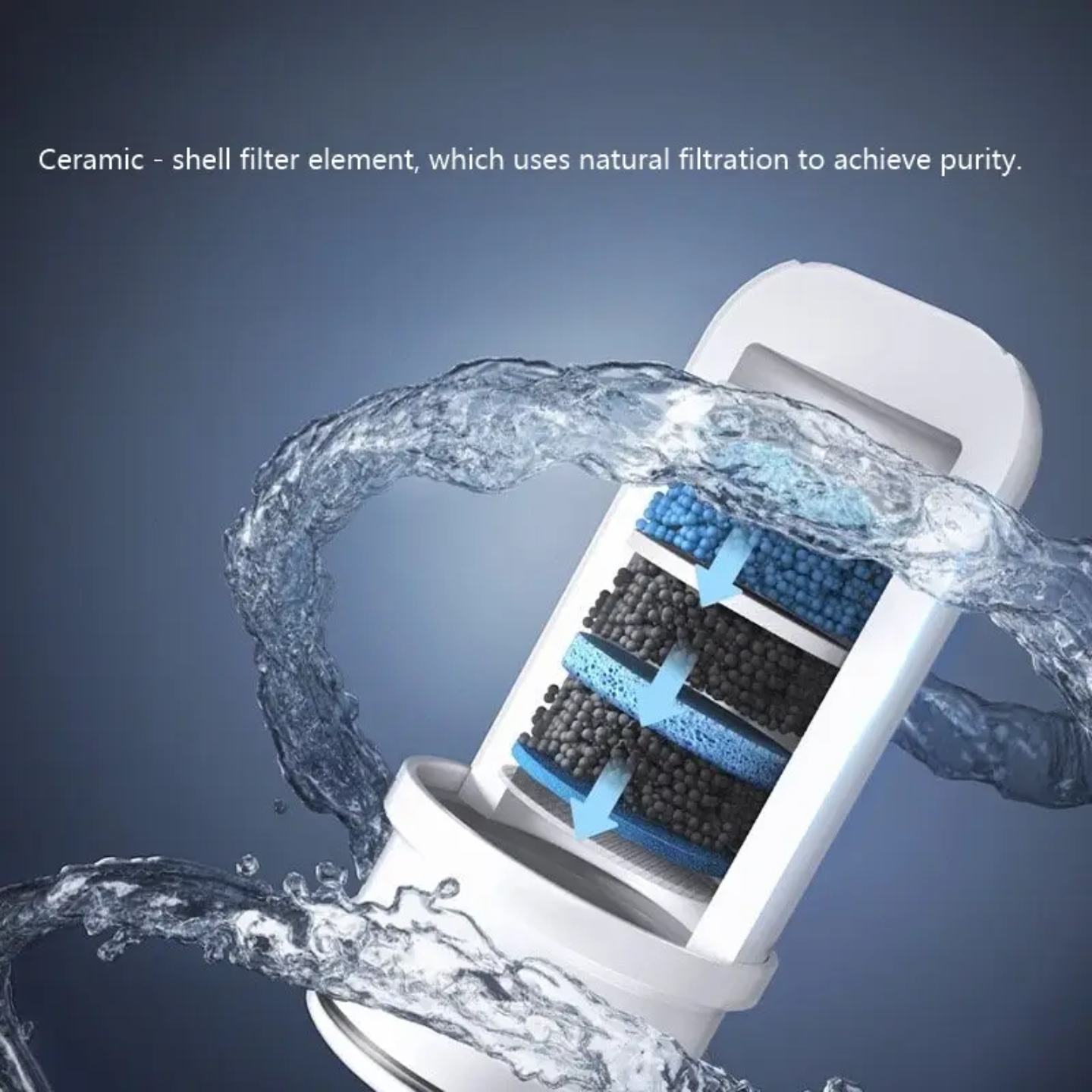 Filter Design of Tap Water Purifier with Natural Filter.