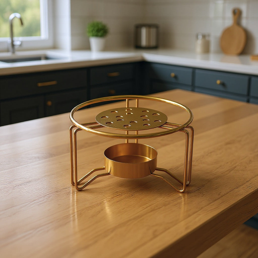 A Teapot Warmer is Kept on a Table. 