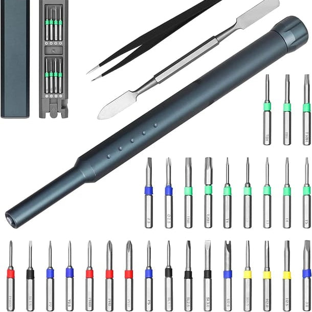 Multi Screwdriver Set Mini 30 In 1 Mini Screwdriver Set, Multi-Bit Precision Screwdriver Set for