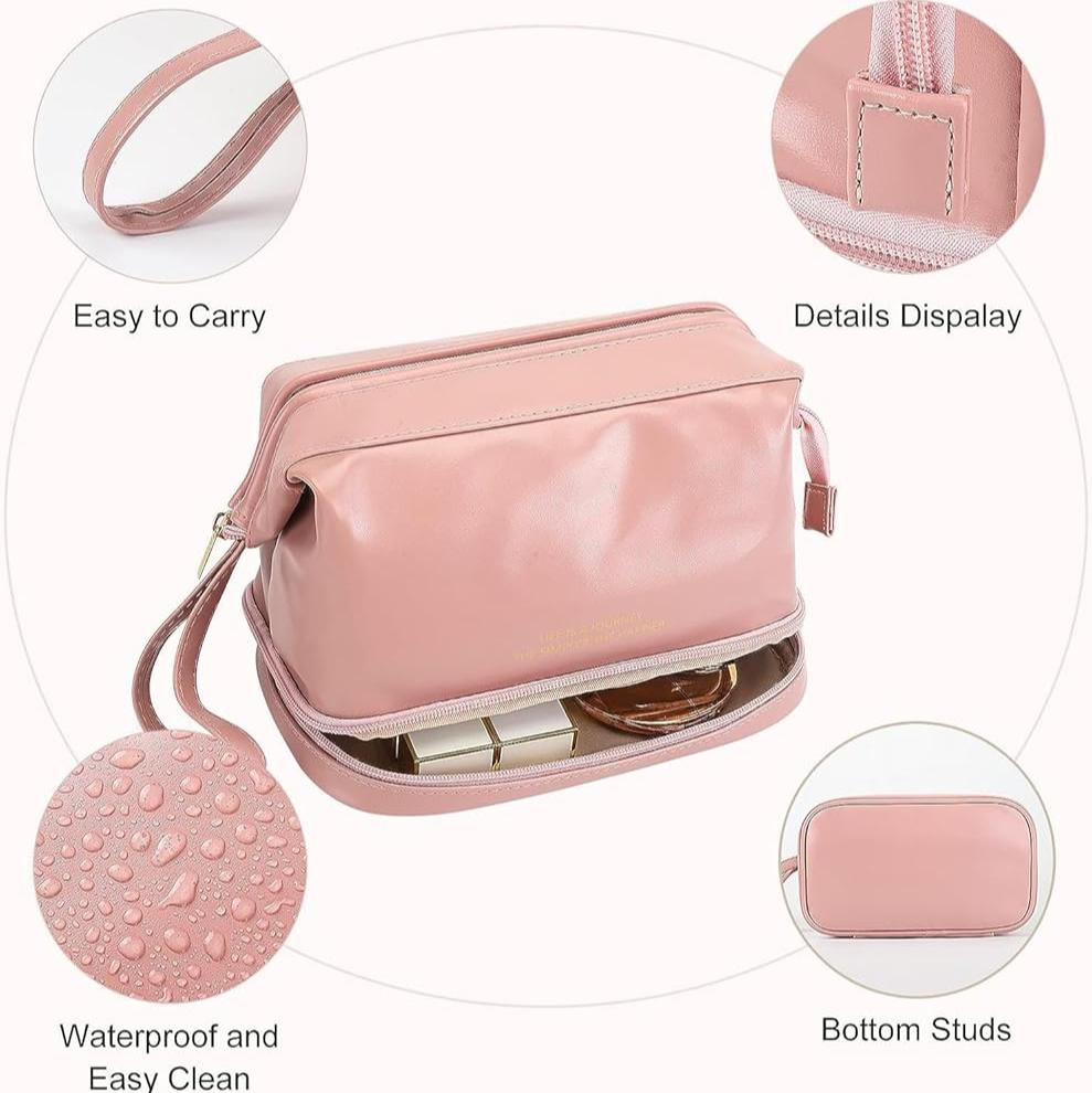 Parts Of Travel Cosmetic Makeup Organizer Bag.