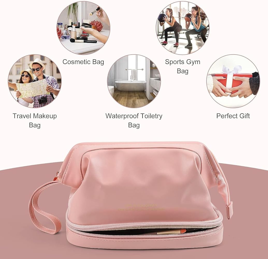 Different Usages Of Travel Cosmetic Makeup Organizer Bag.